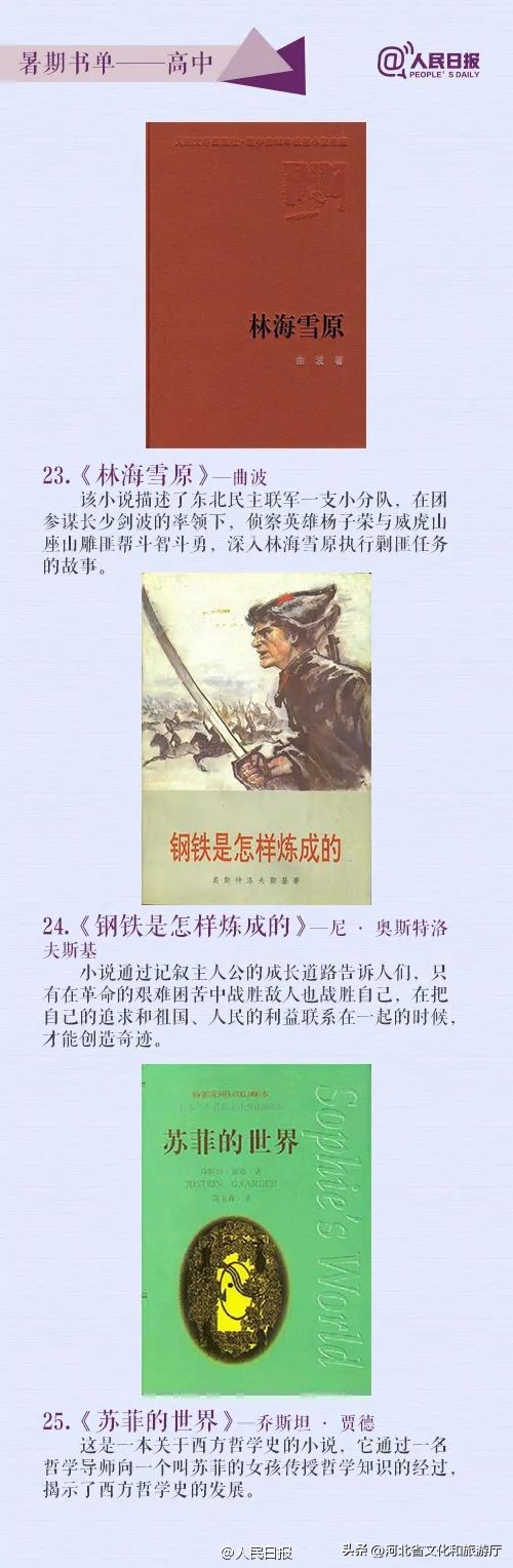 暑假必读十本好书,央视推荐青少年必读的100本好书