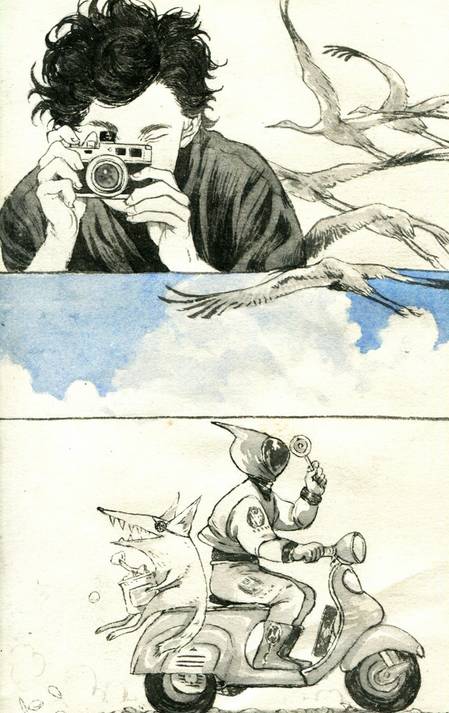 周星驰创意插画,周星驰经典作品插画