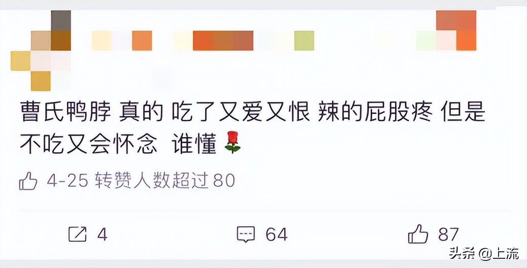 吃曹氏鸭脖特辣,曹氏鸭脖肛肠