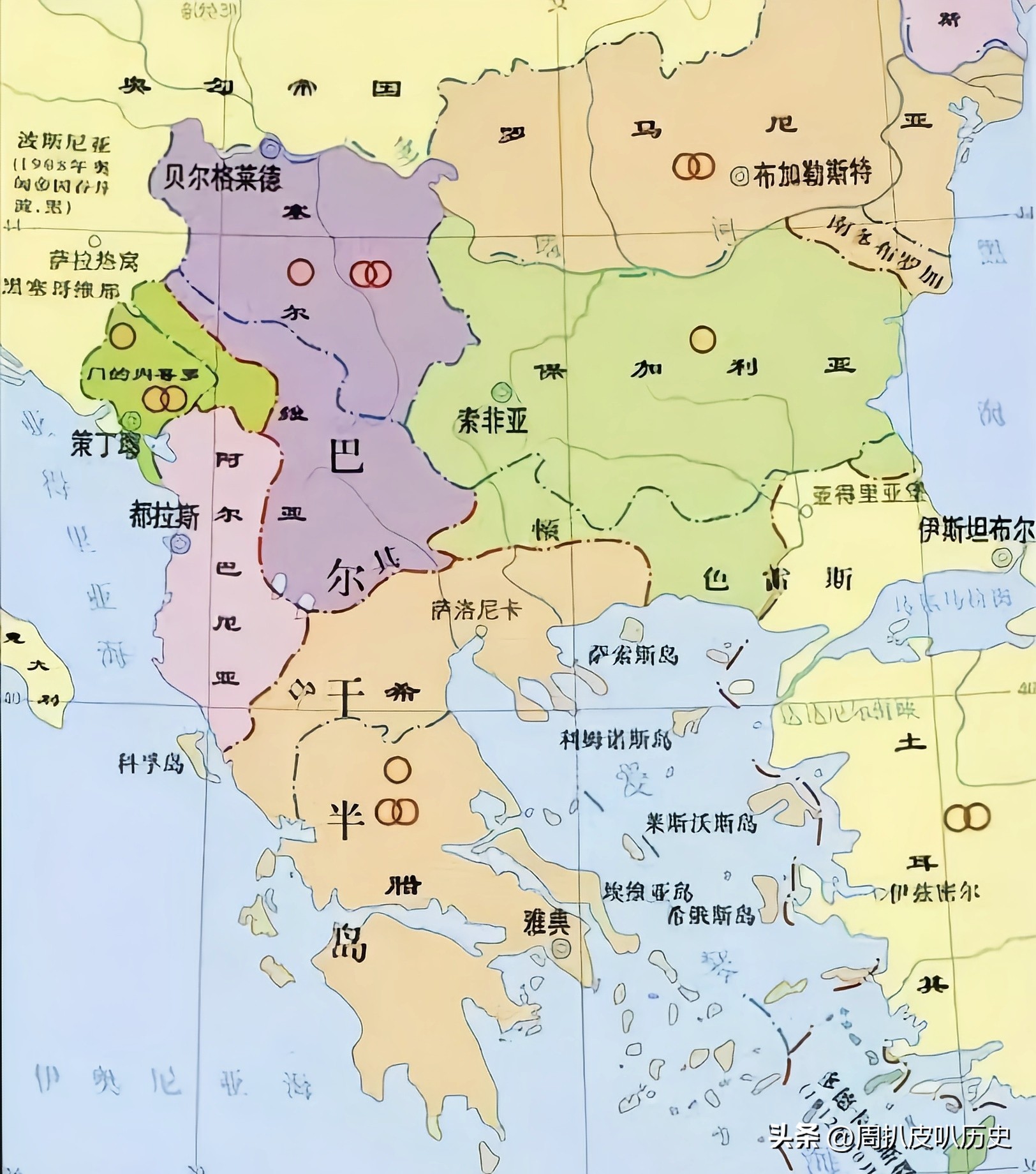 强大的奥斯曼土耳其帝国,奥斯曼土耳其历史演变图