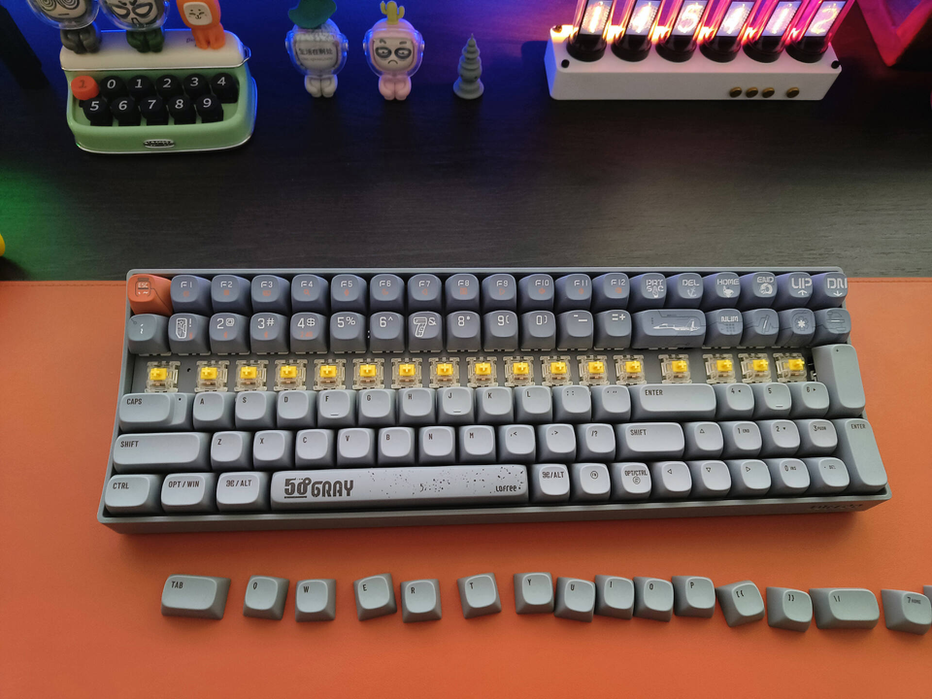 lofree洛斐小翘键盘测评,洛斐lofree星河小翘100键开箱