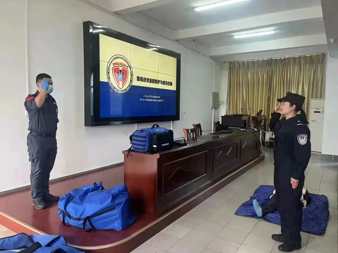 【公安抗疫一线】北海警校开展疫情防控实操培训