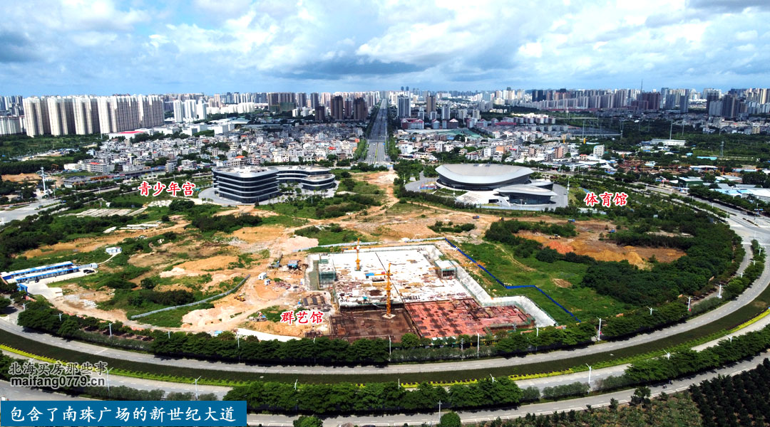 北海新世纪大道南延线最终规划图,2021北海要修通的道路有哪几条