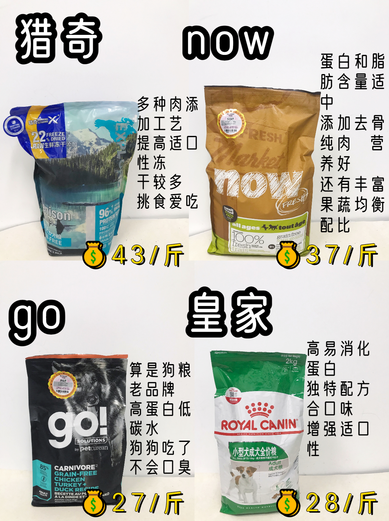 狗粮推荐改善泪痕,狗粮推荐易消化