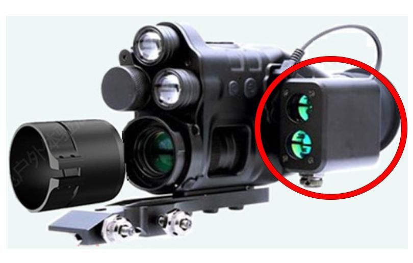 夜视仪十字瞄前置后置区别,夜视仪带测距测评