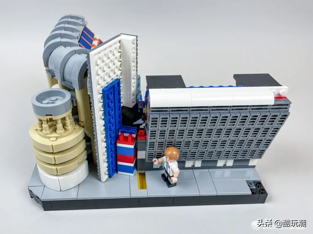 乐高伯纳乌足球场3800块,乐高皇家马德里球场