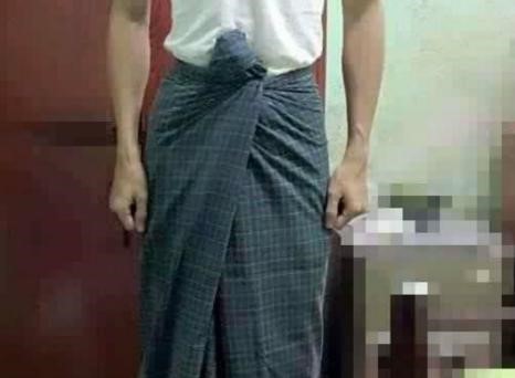 缅甸笼基筒裙,缅甸美女为何都爱穿筒裙