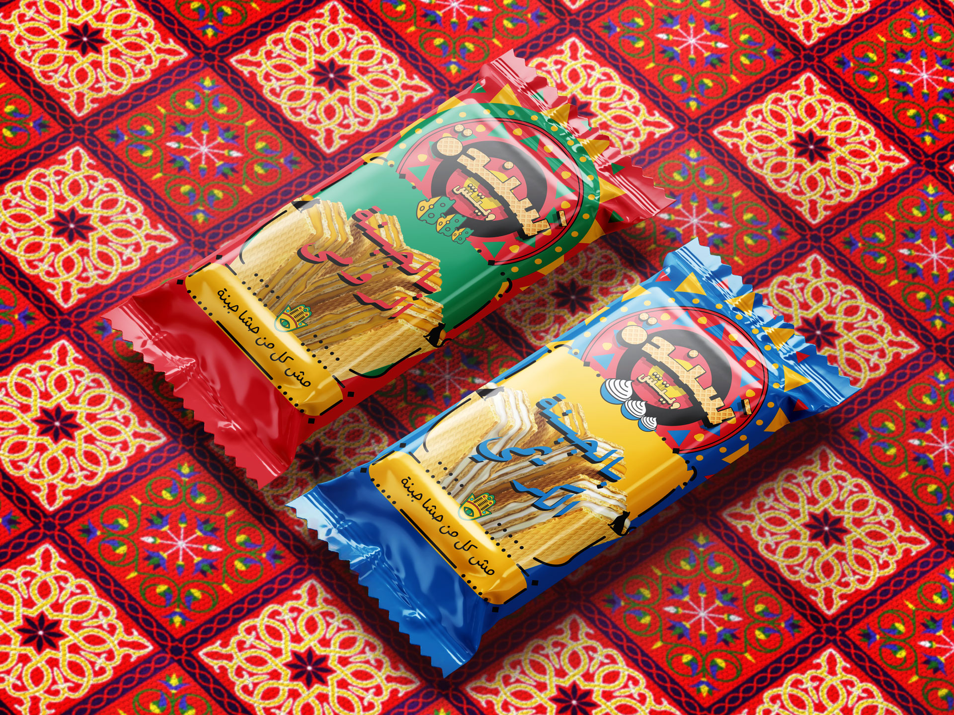 SANDA威化饼包装设计via:AndrewAtef