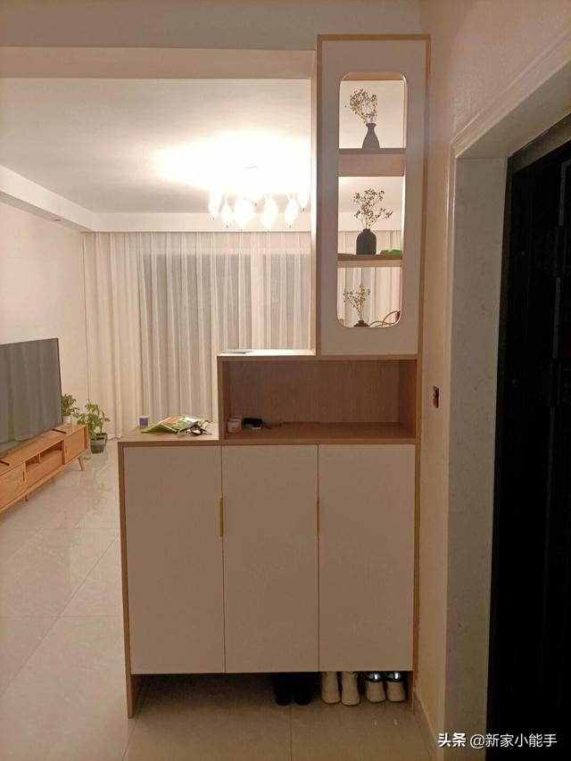 入户门鞋柜怎么设计不占空间,户型小的鞋柜怎么装修好看