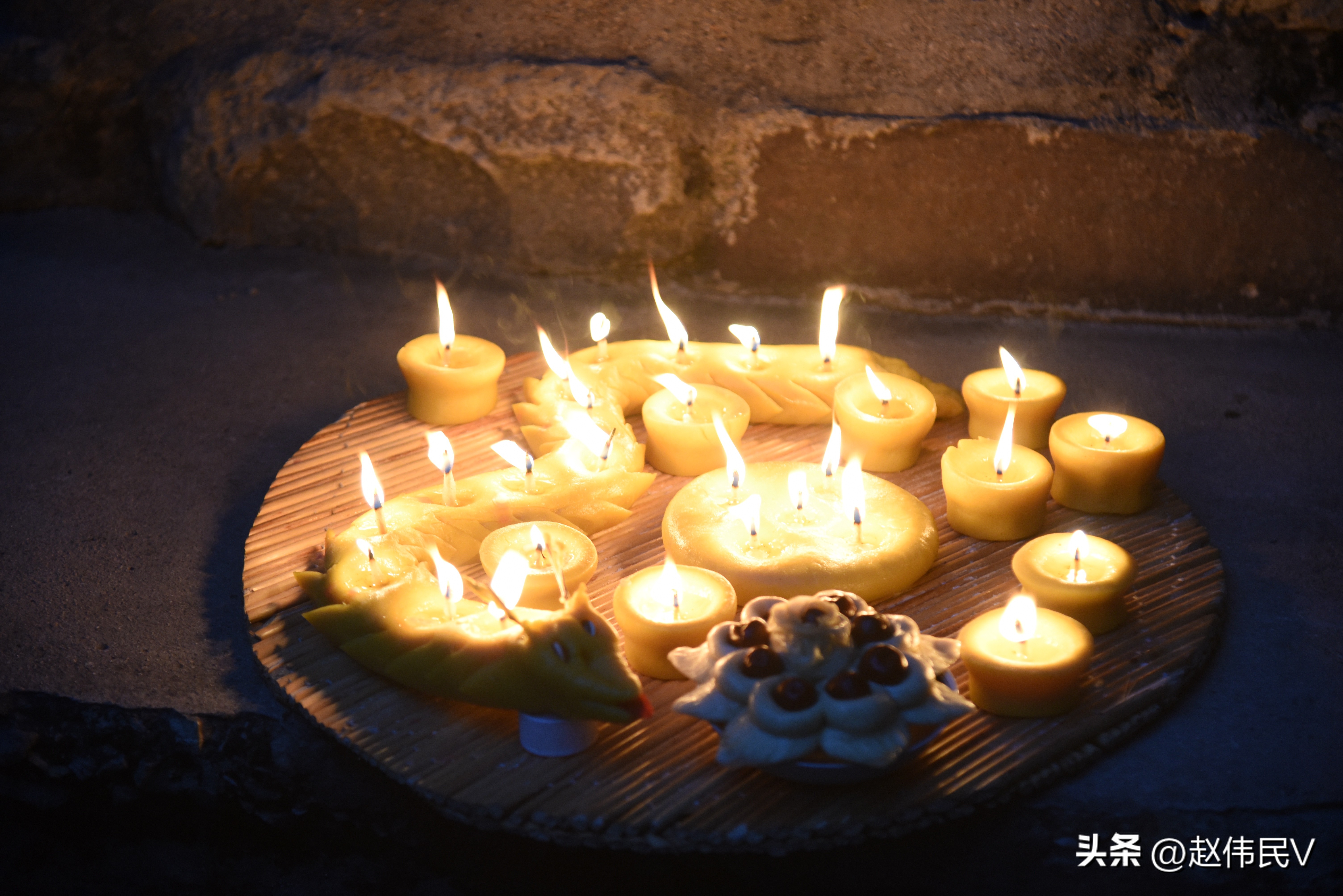 正月十五蒸大雁教程,正月十五夜灯