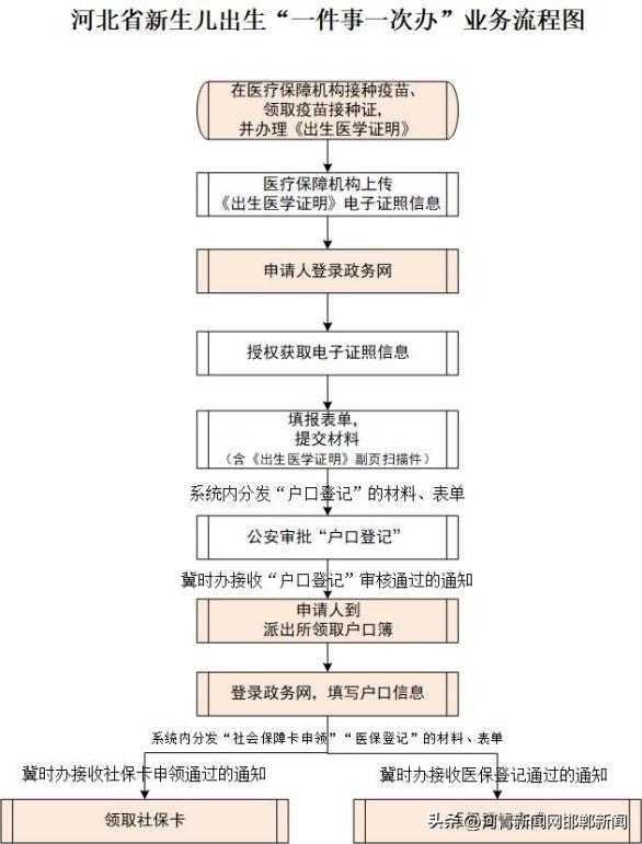 曲周县卫生健康局新生儿出生“一件事一次办”办事指南