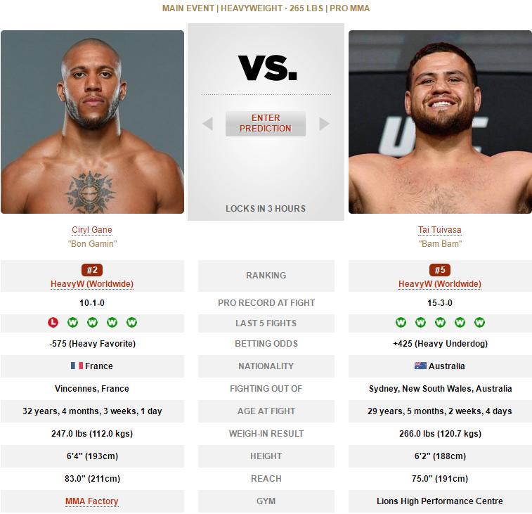 ufc格斗之夜198比赛对阵时间表,ufc格斗之夜218期预测