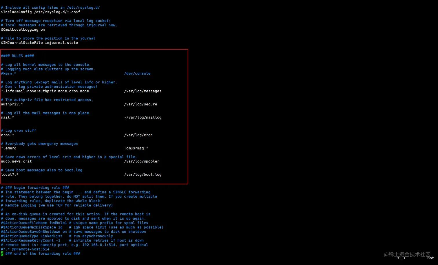 linux开启rsyslog日志,linux查看日志常用方法