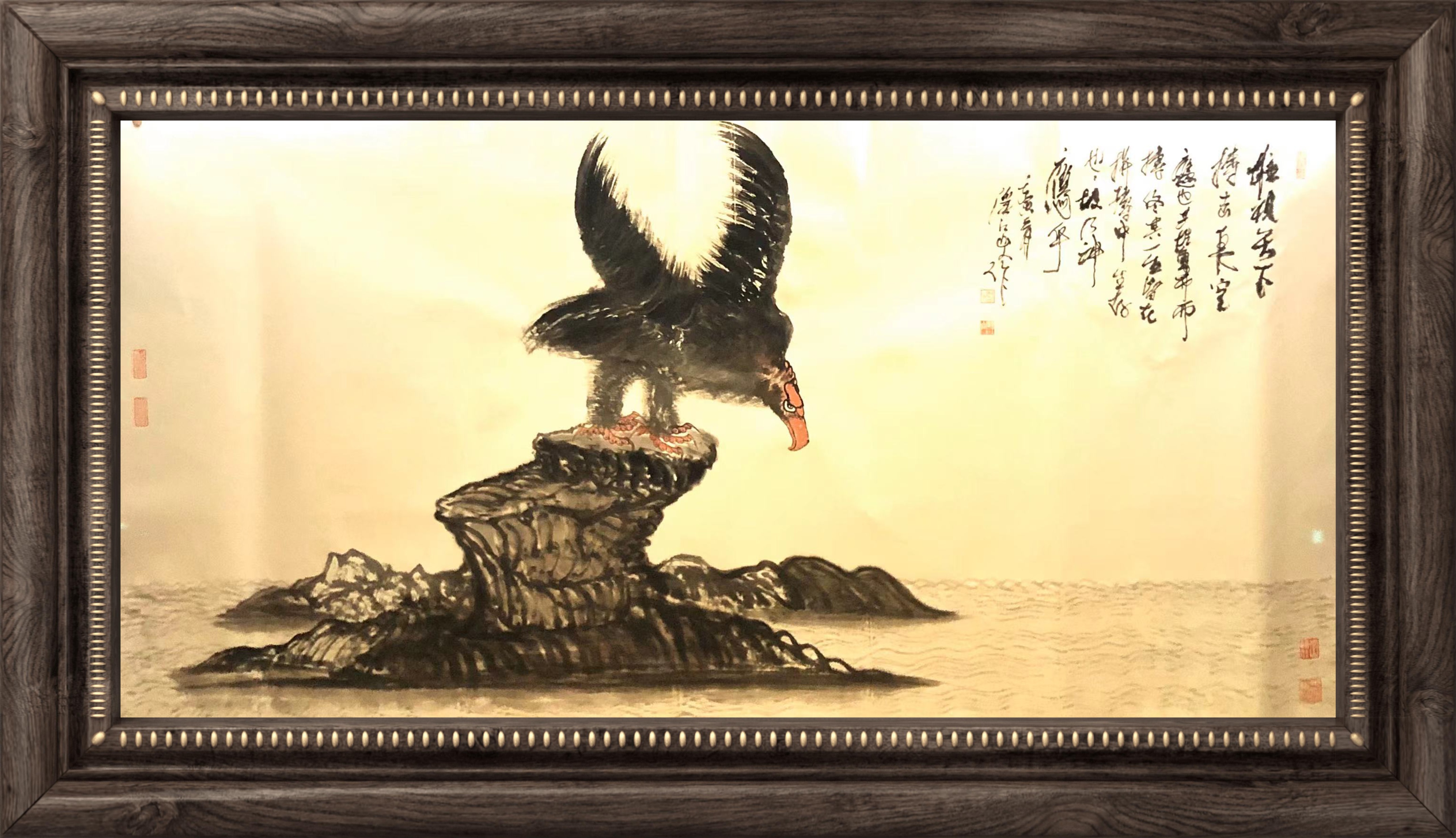 画家朱祖国作品集,书画家朱祖国的指墨画