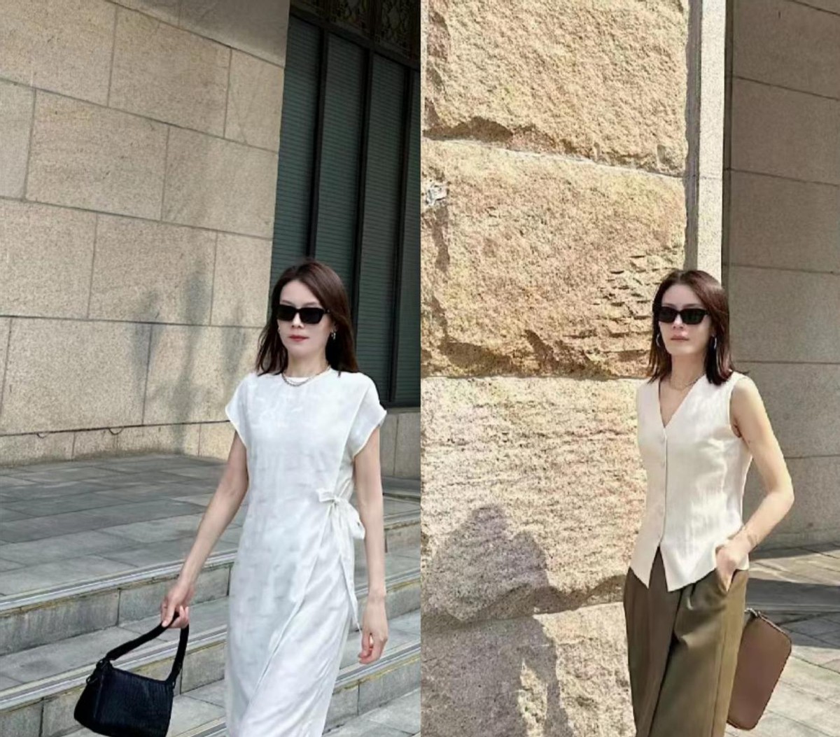 中年女士穿搭技巧高个子穿搭,做个时尚的中年少女随性穿搭