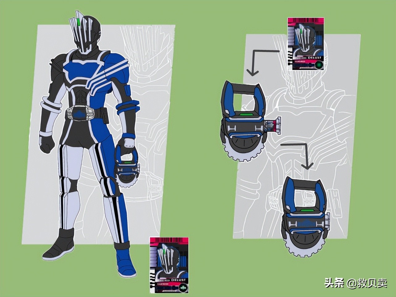 假面骑士帝骑形态大盘点,假面骑士帝骑摩托车原型