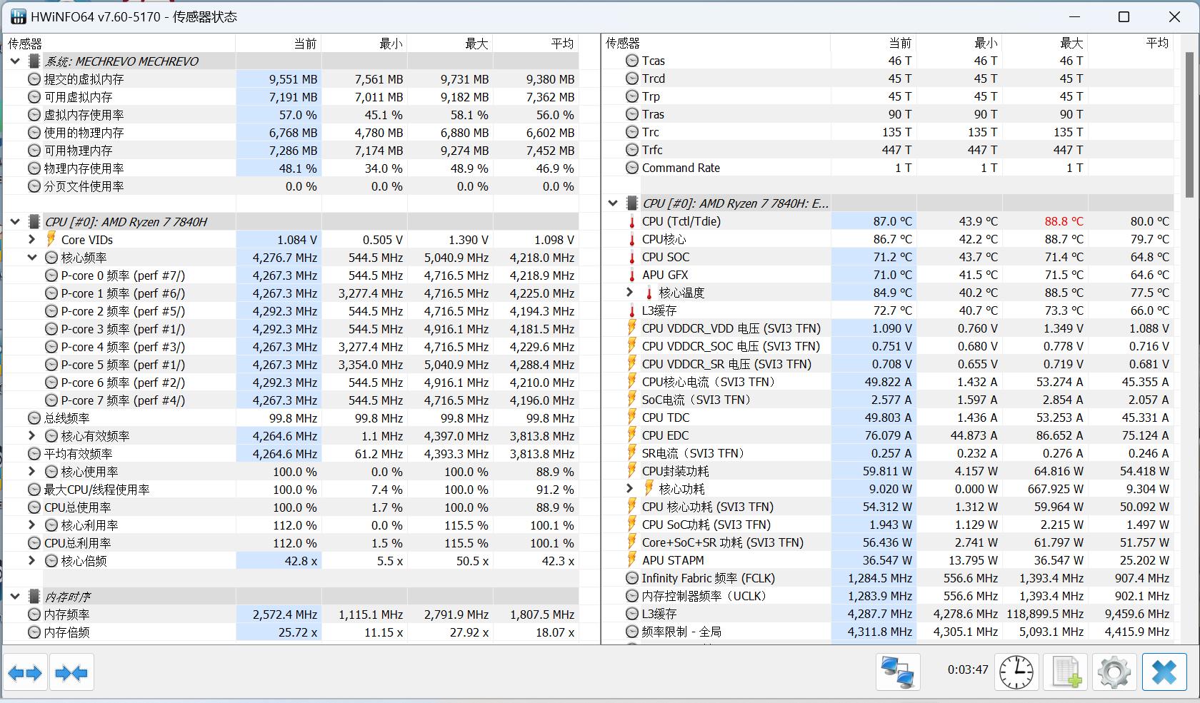 r77840h游戏笔记本,r7-7840hs机械革命