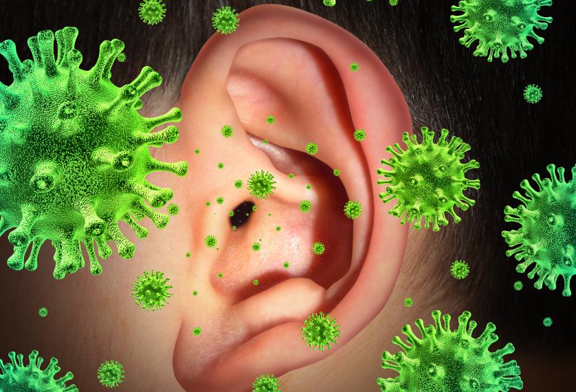 中耳炎感染能自愈吗,中耳炎导致颅内感染