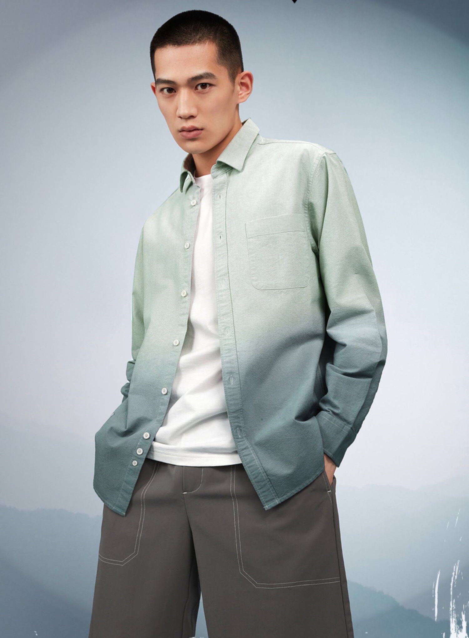 海澜之家男士衬衫穿搭,海澜之家黑衬衫男生高级感禁欲系