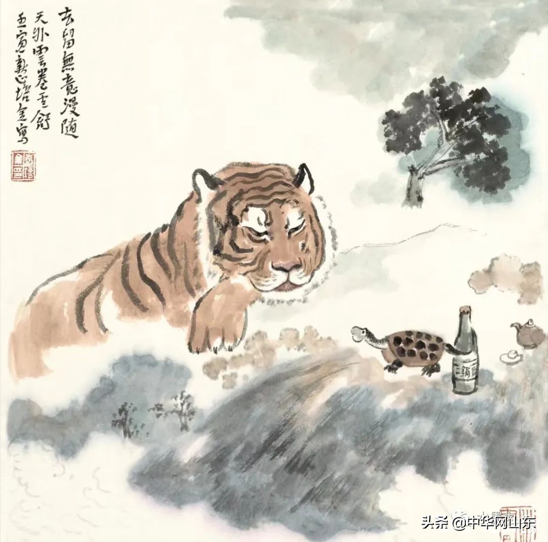 著名画家肖培金推出“虎啸风生——壬寅生肖虎新作展”线上展览