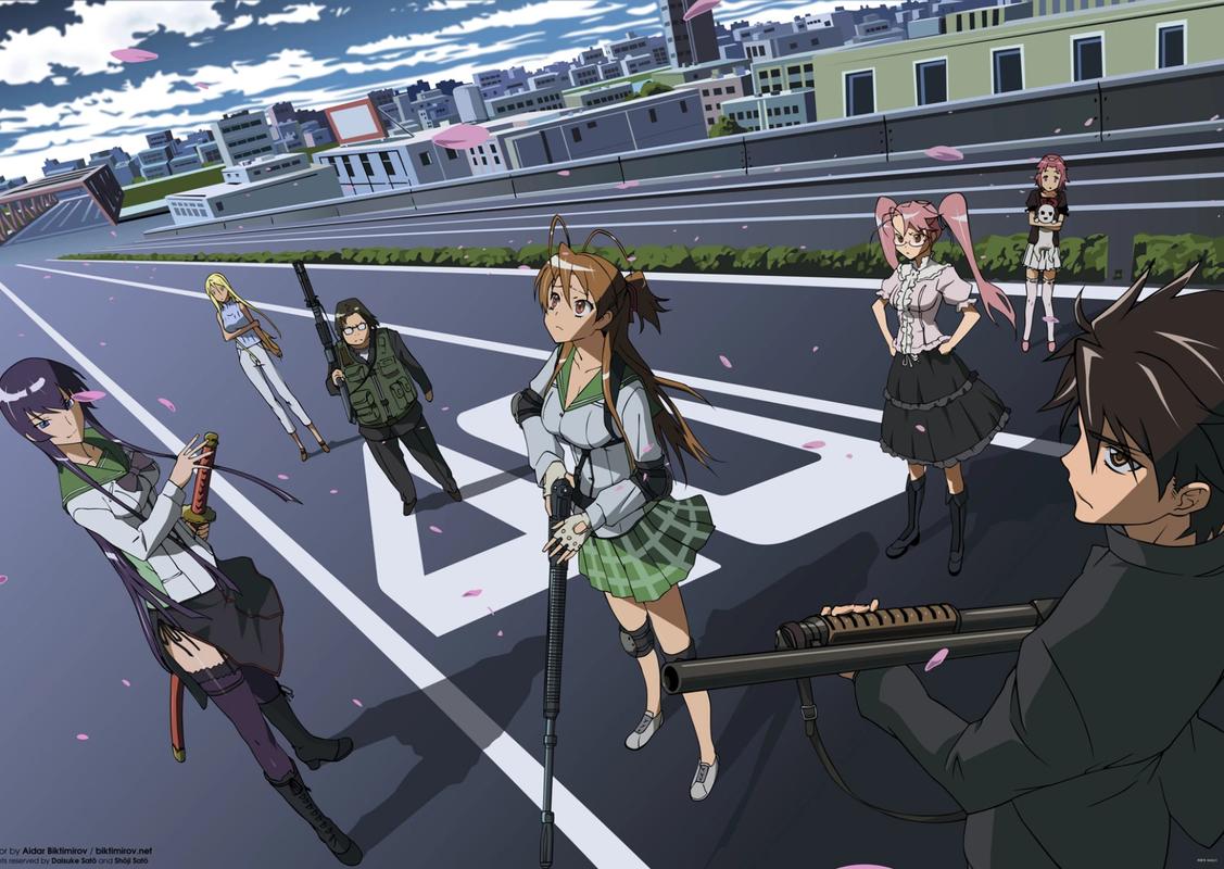 僵尸校园是学园默示录吗,校园僵尸类动漫