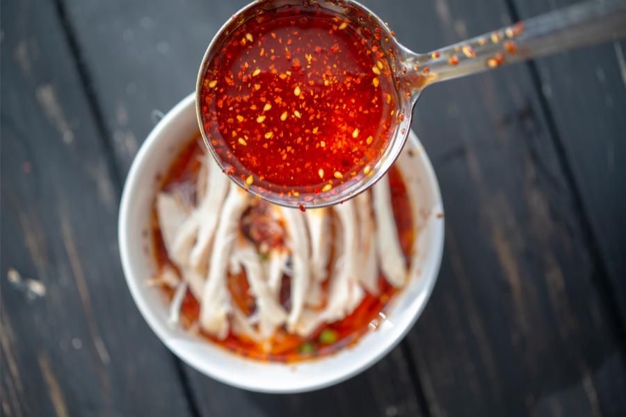 红油增色效果,红油如何变得鲜艳红亮