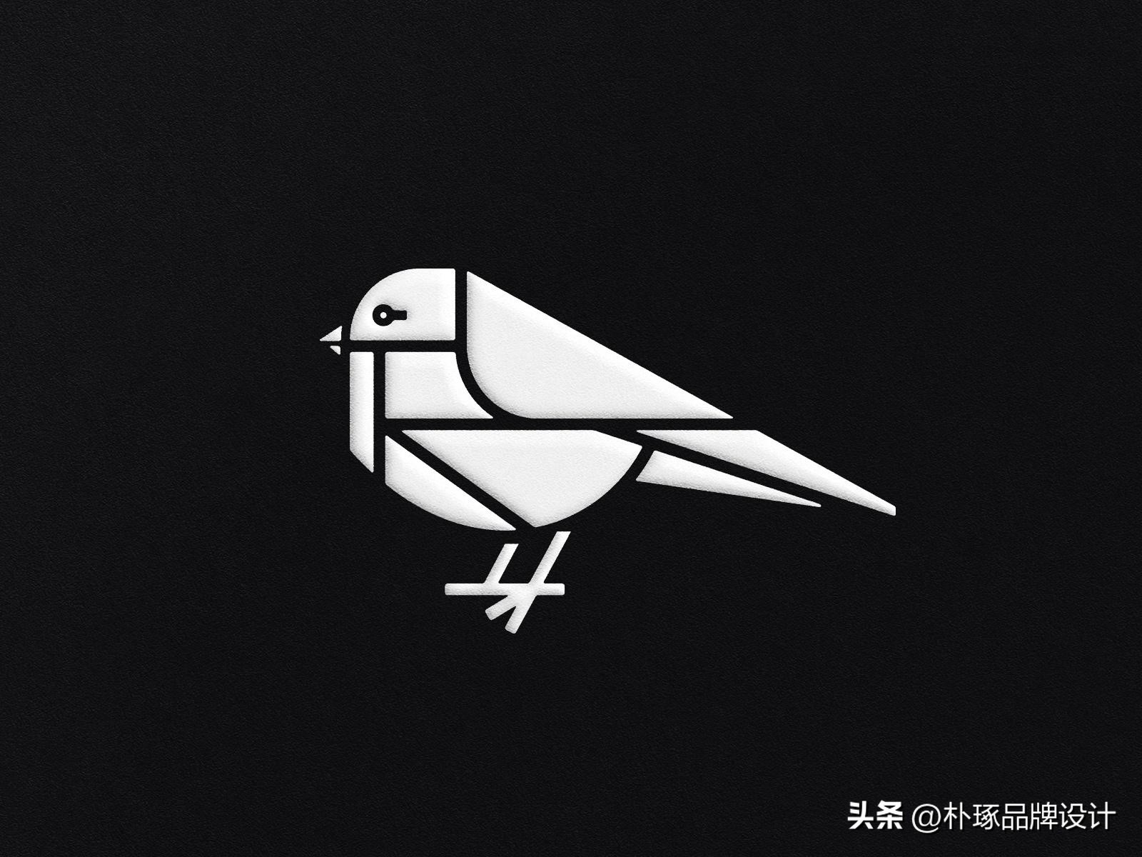 金鼠logo设计创意,麻雀图案logo设计理念