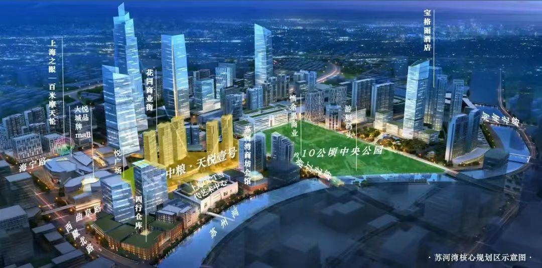 苏州中粮天悦壹号,上海苏州河豪宅中粮天悦壹号价格