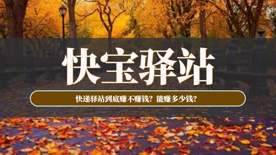 快递公司指定驿站,快递驿站到底赚不赚钱最新
