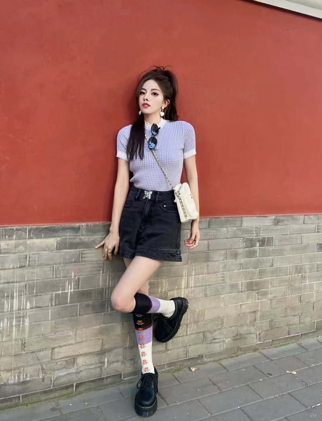 紫色衣服怎么搭配少女更有时尚感,紫色衣服搭配全过程