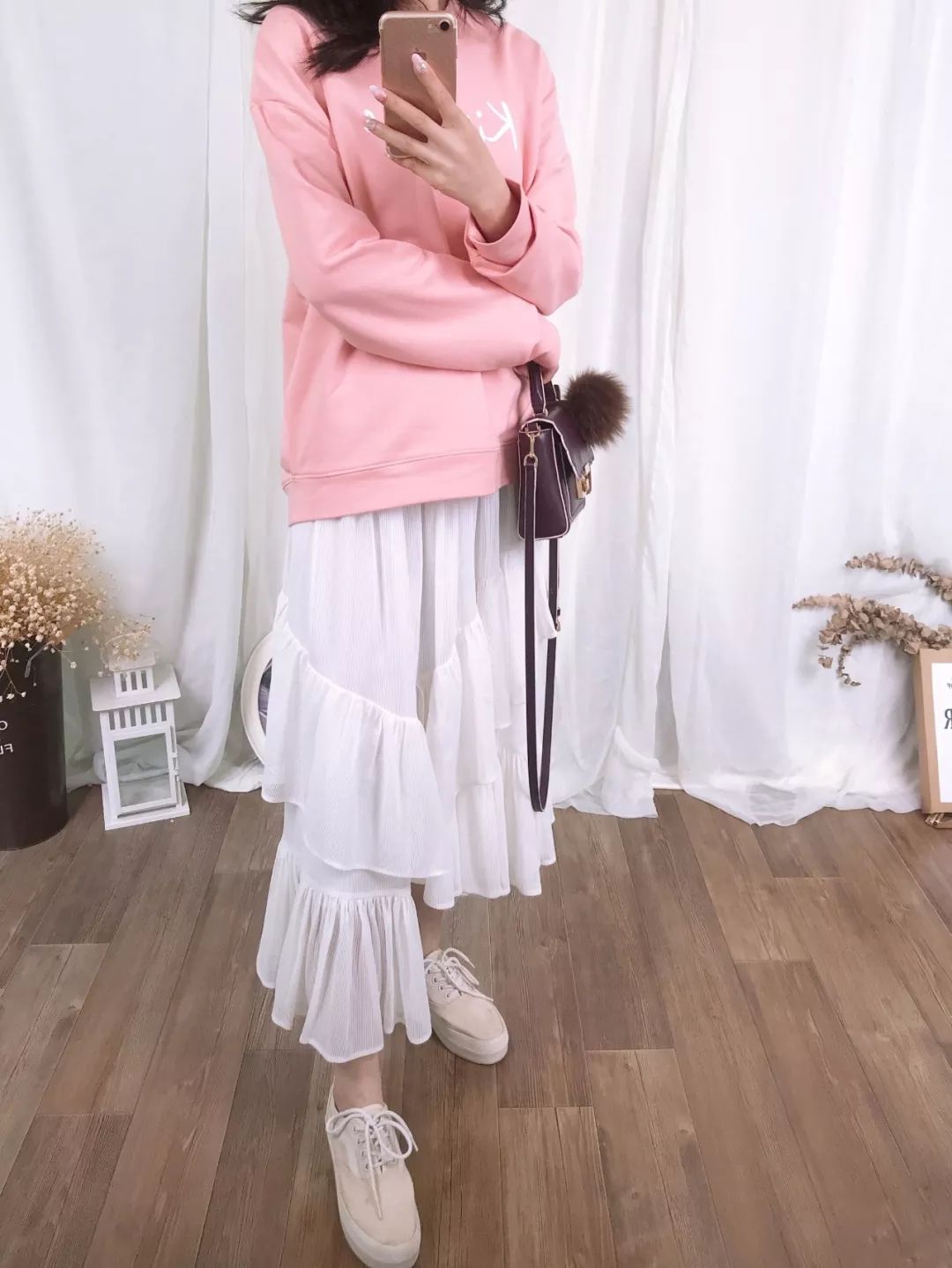 多层不规则荷叶边半身裙裁剪,不规则荷叶边半身裙搭配