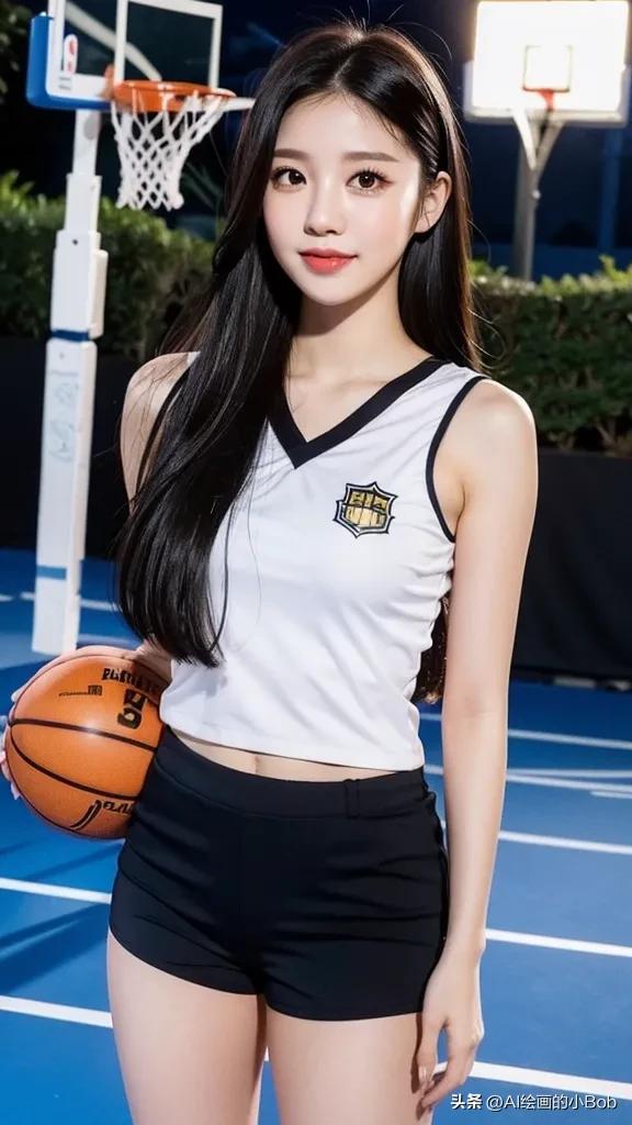 ai画打篮球女生图片,ai绘画女生打篮球教程
