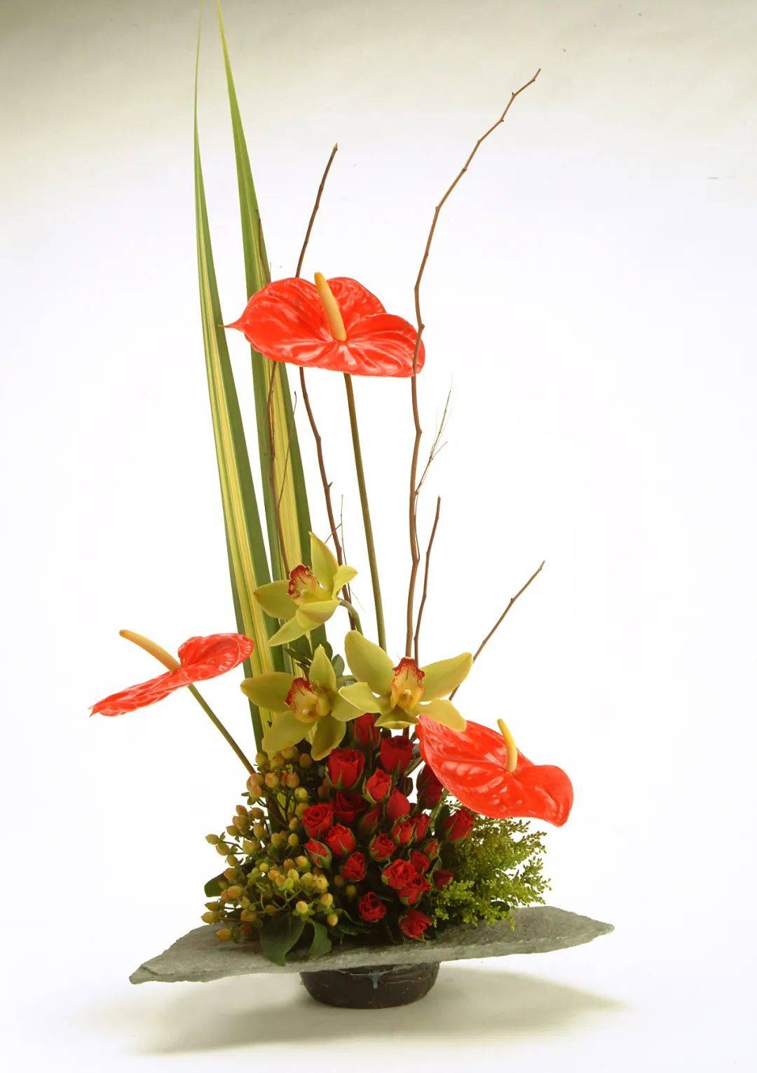 日式插花小原流花道,日式插花的13个基本技巧