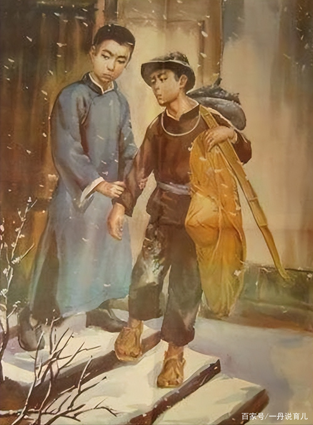 跨越时空和闰土对话少年闰土,少年闰土和中年闰土的不一样