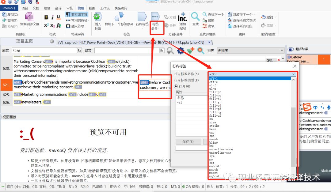 一文解决原文（rpr）标签翻译难题！