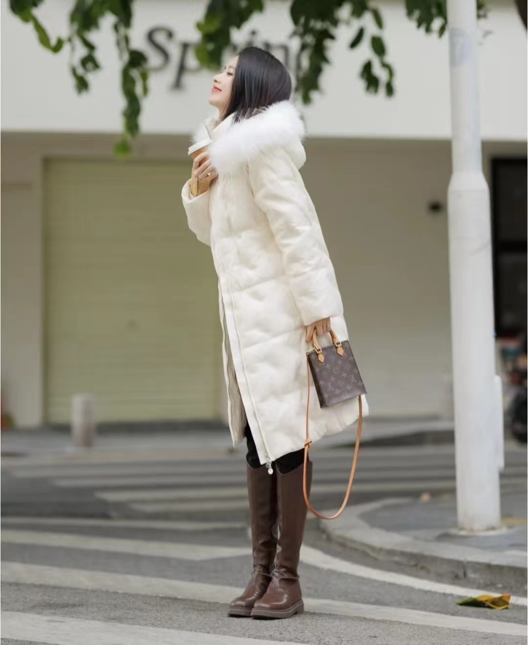 这45套棕色长筒靴穿搭太高级了，显高显瘦显腿长