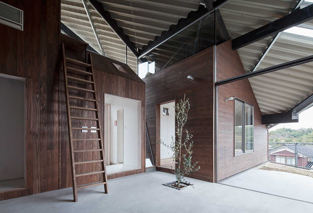 日本的庭院式住宅,日本高级塔楼自建房