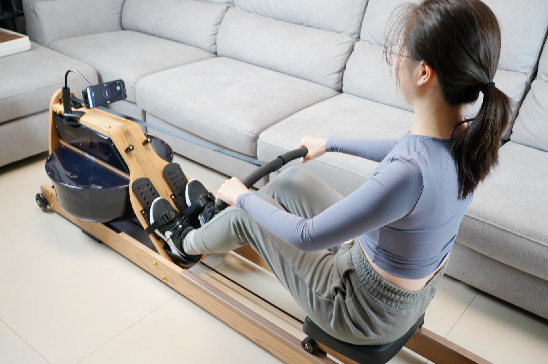 水阻划船机测评体验,小莫划船机功能