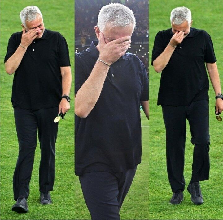 罗马夺冠穆里尼奥落泪,穆里尼奥罗马夺冠庆祝视频完整版