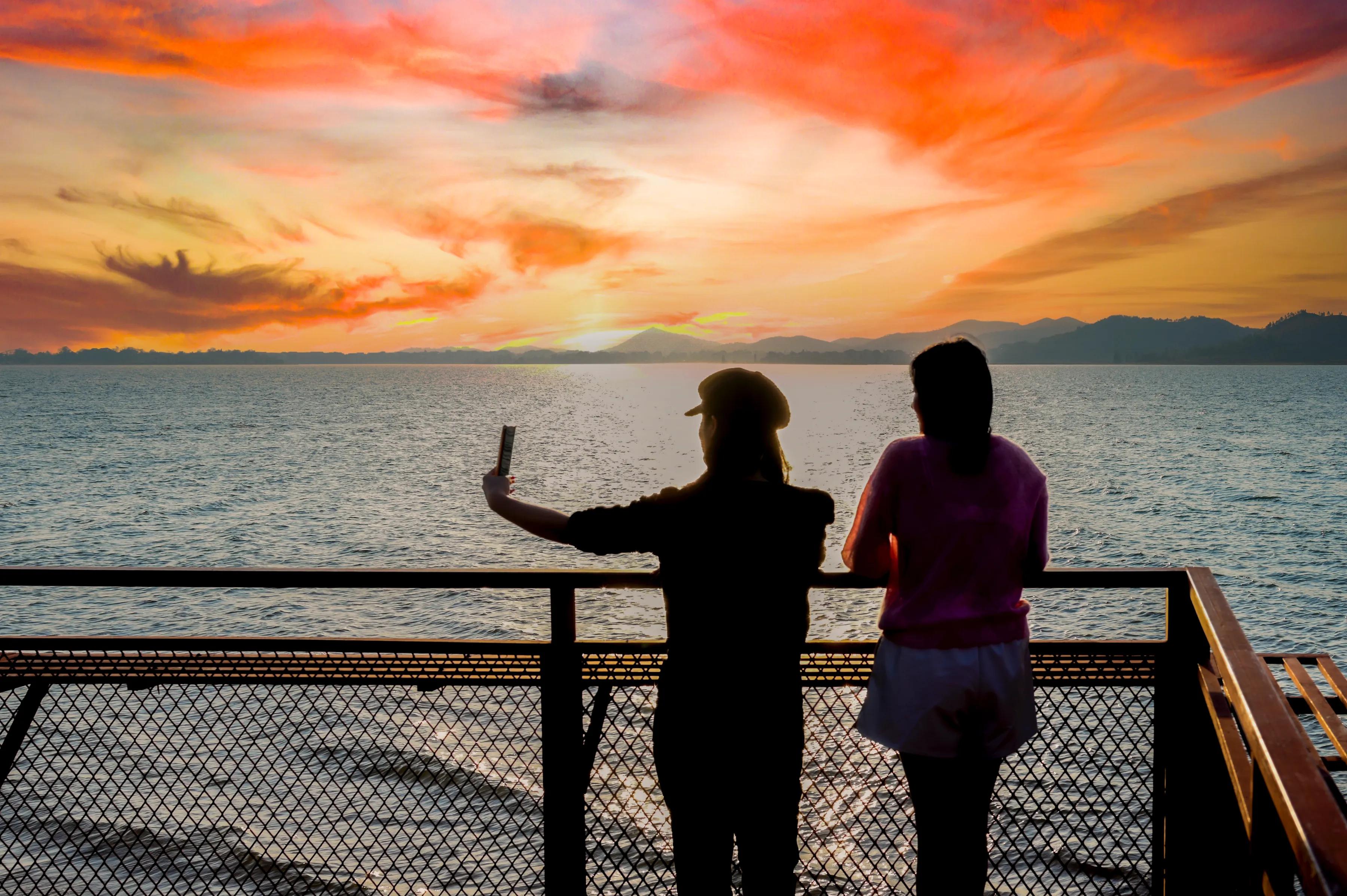 鄱阳湖边狮子山，风景如画，是个不错的休闲度假之地