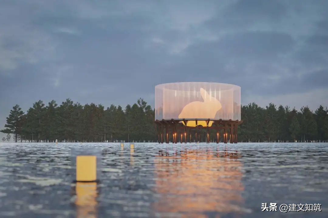 【荐筑】竞赛三等奖丨扬州小调：扬州三湾公园建筑设计/立木设计