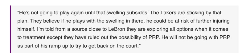 老詹膝盖伤情,膝盖伤病浓眉哥康复进展