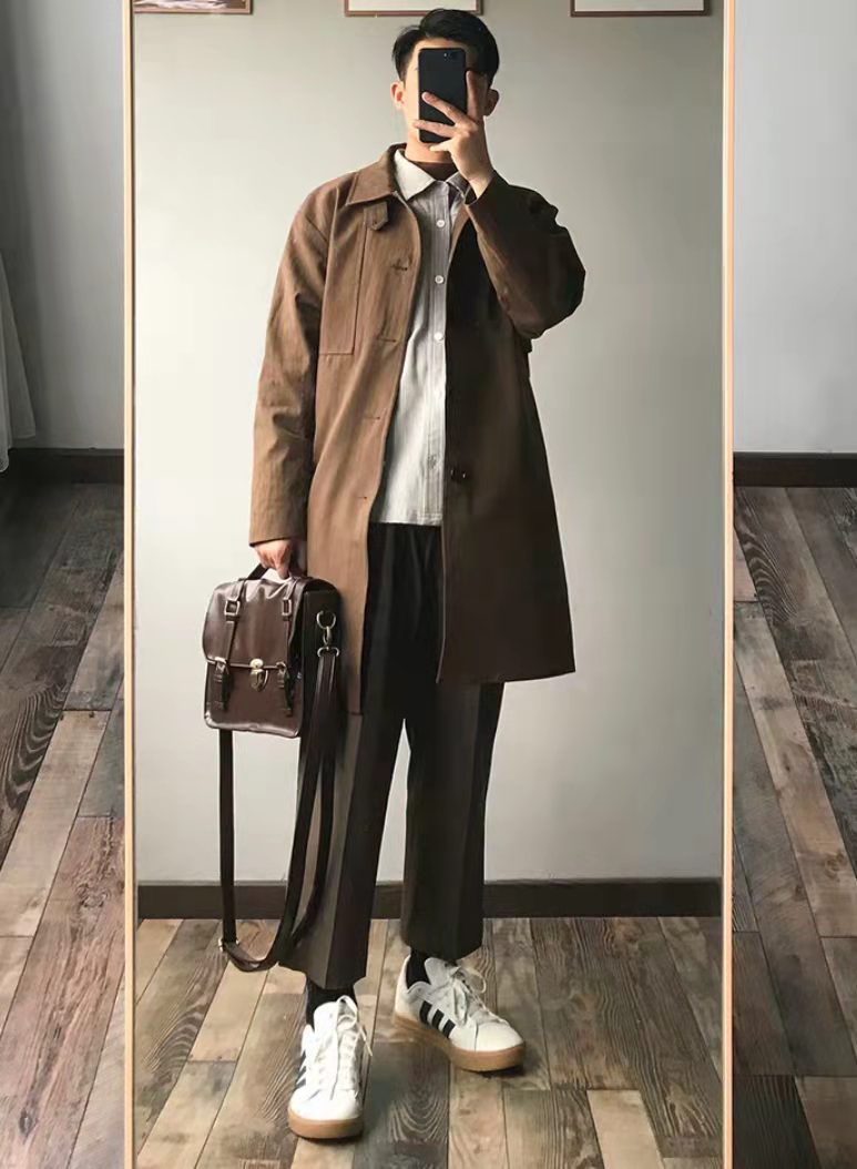 男生冬季穿搭简约干净职场,男生冬季韩式简约穿搭