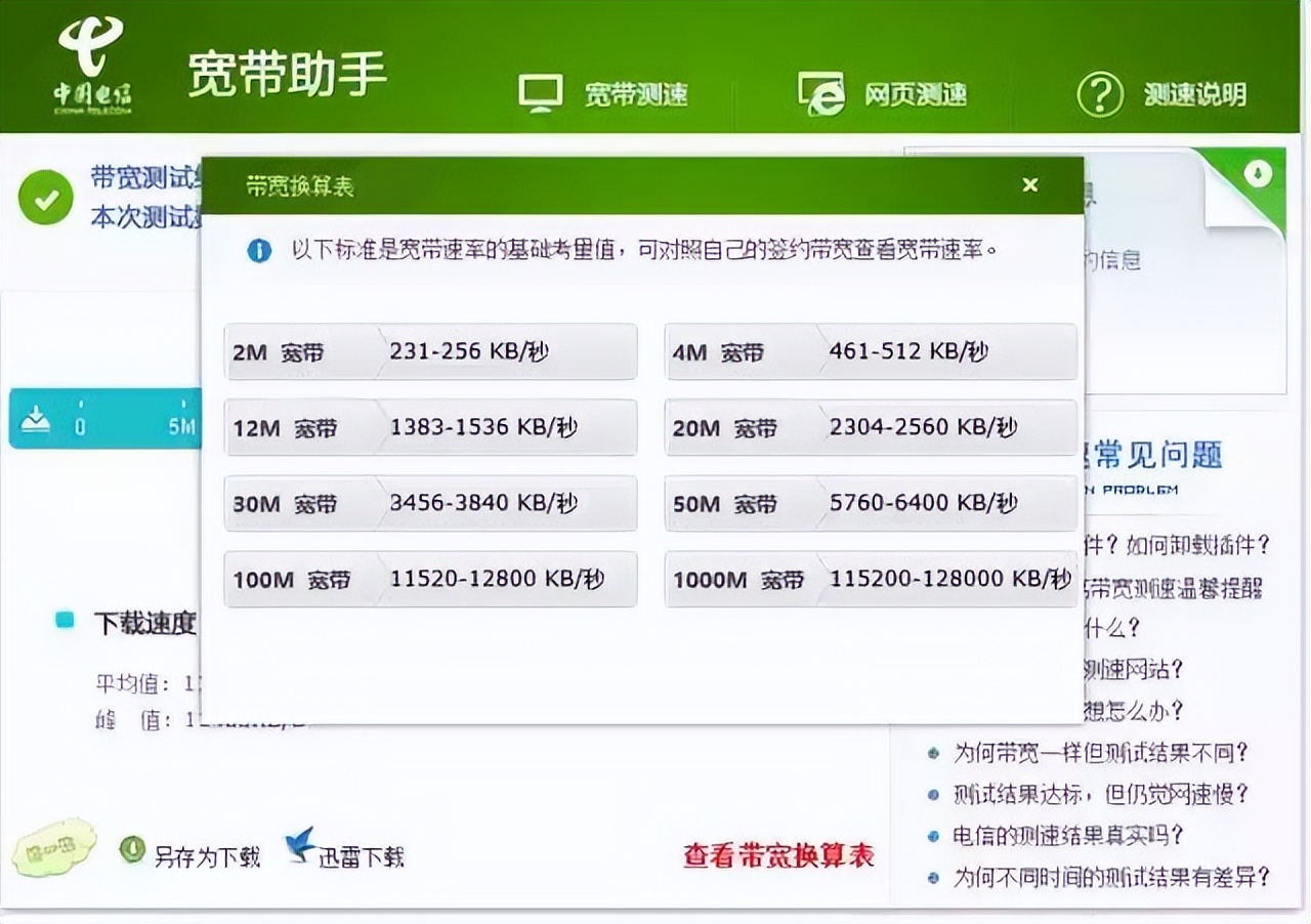 电信10000宽带在线测速,电信营业厅app上怎么宽带测速