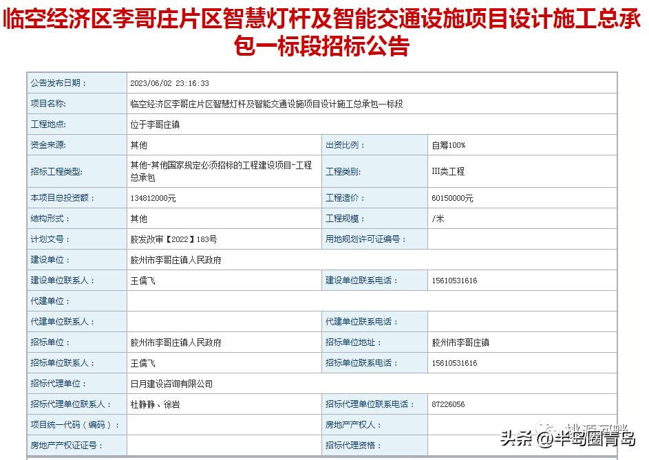 李哥庄百亿最新消息,李哥庄引进项目7亿