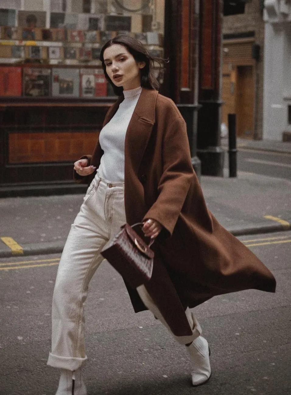 收藏大衣的方法和技巧,大衣穿搭150显高显气质