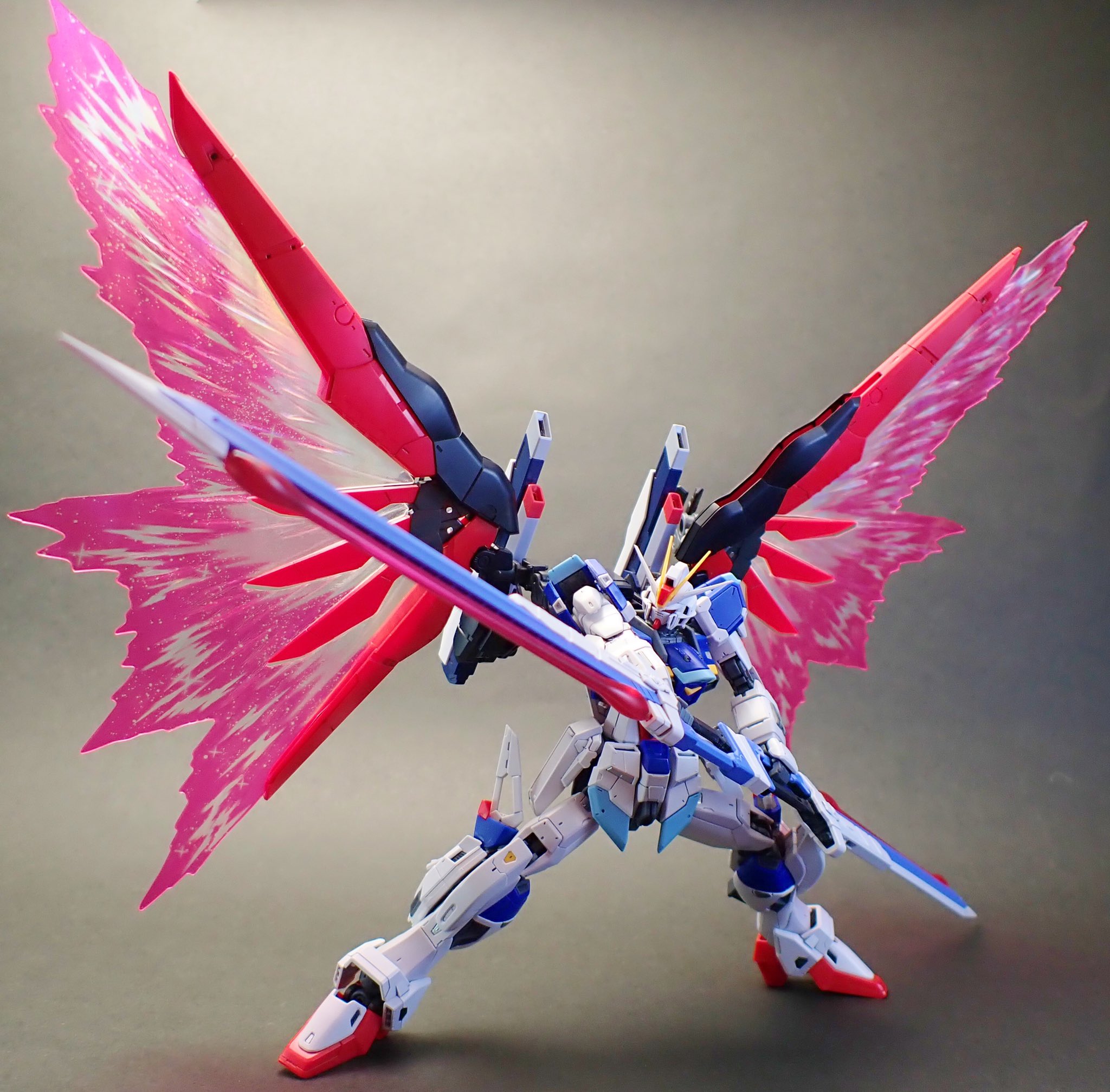 高达模型命运光翼mg,命运光翼投影特效