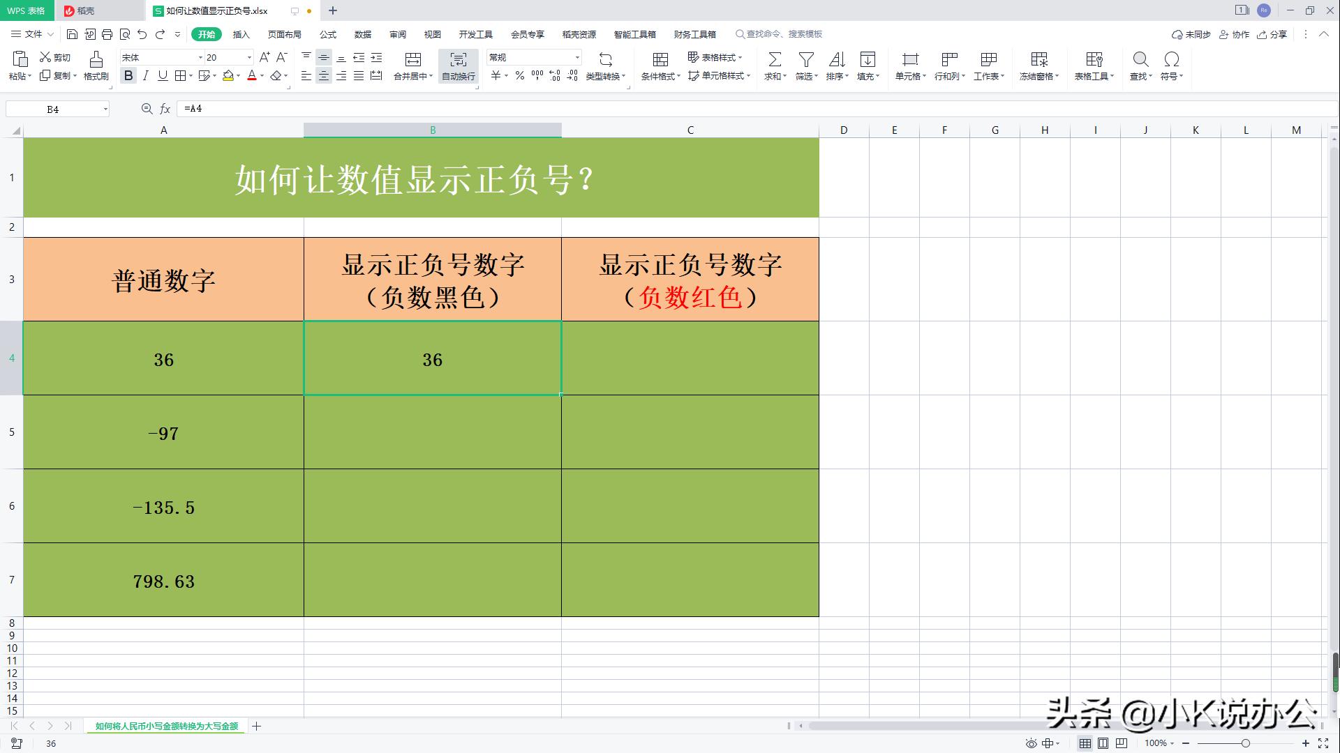 wpsexcel表格怎么显示正号,wps插入正负号的快捷键