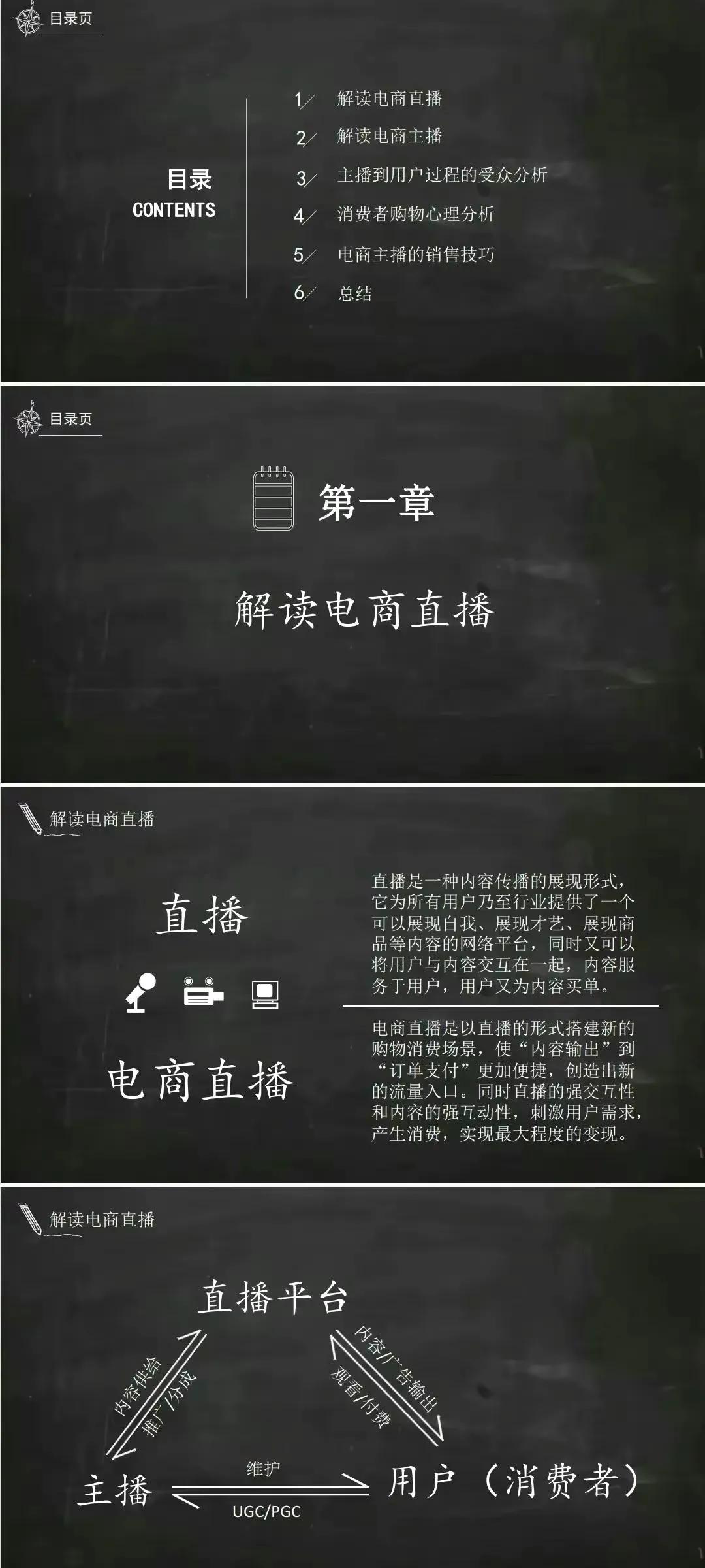 电商主播培训内部PPT教案「58页完整版」