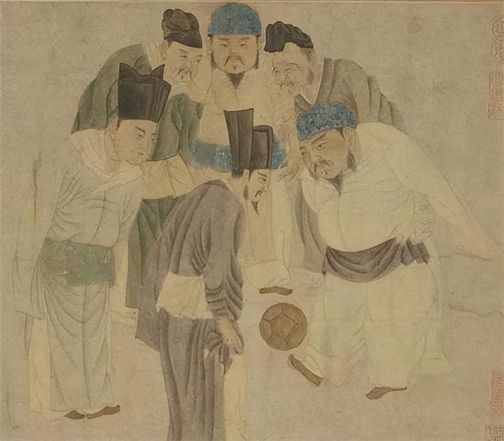 宋太祖赵匡胤踢足球,宋太祖踢蹴鞠
